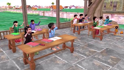 School Picnic - Jumbo Pizza - Mix Pizza - Tomato - Onion Mushroom - Street Food - Hindi Kahani - Hindi Moral Stories Comedy