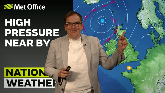 Met Office Afternoon Weather Forecast 20/08/23 - Sunny spells, some showers