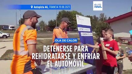 Francia pide a sus conductores enfriar sus automóviles en medio de la nueva ola de calor