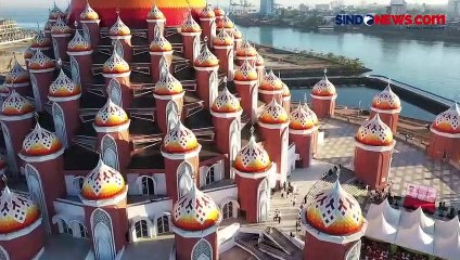 Unik, Masjid dengan 99 Kubah Asmaul Husna di Makassar