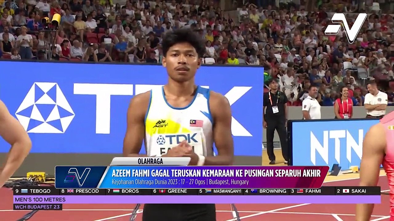 Azeem Fahmi gagal teruskan kemaraan ke pusingan separuh akhir Kejohanan Dunia di Budapest