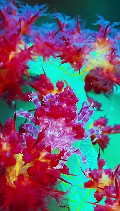 Fluorescente crab