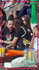 ولي العهد والأميرة رجوة في مبارة لكرة السلة