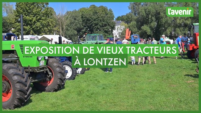 Exposition de vieux tracteurs à Lontzen