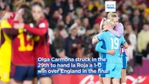 Spain defeat England 1-0 to win Women's World Cup