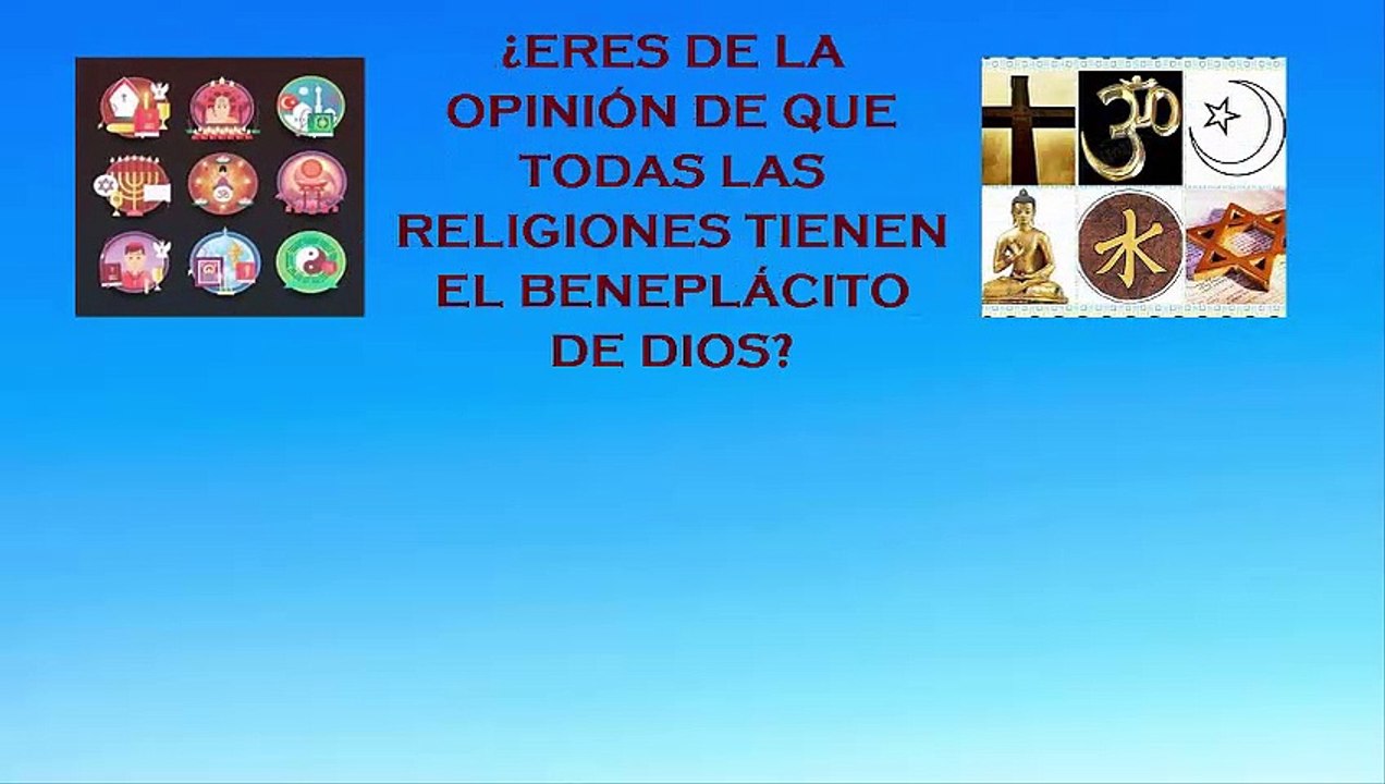 ACEPTA DIOS CUALQUIER ADORACION?...