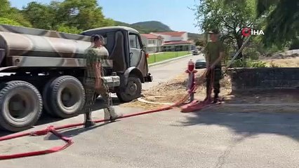 Komşudaki orman yangını büyümeye devam ediyor! Dumanlar Edirne'den görülüyor