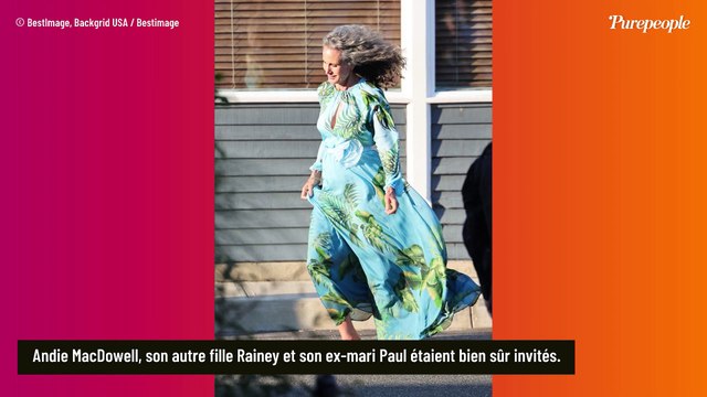 PHOTOS Andie MacDowell : Sa fille Margaret Qualley s'est mariée avec Jack, de nombreuses stars invitées à la noce