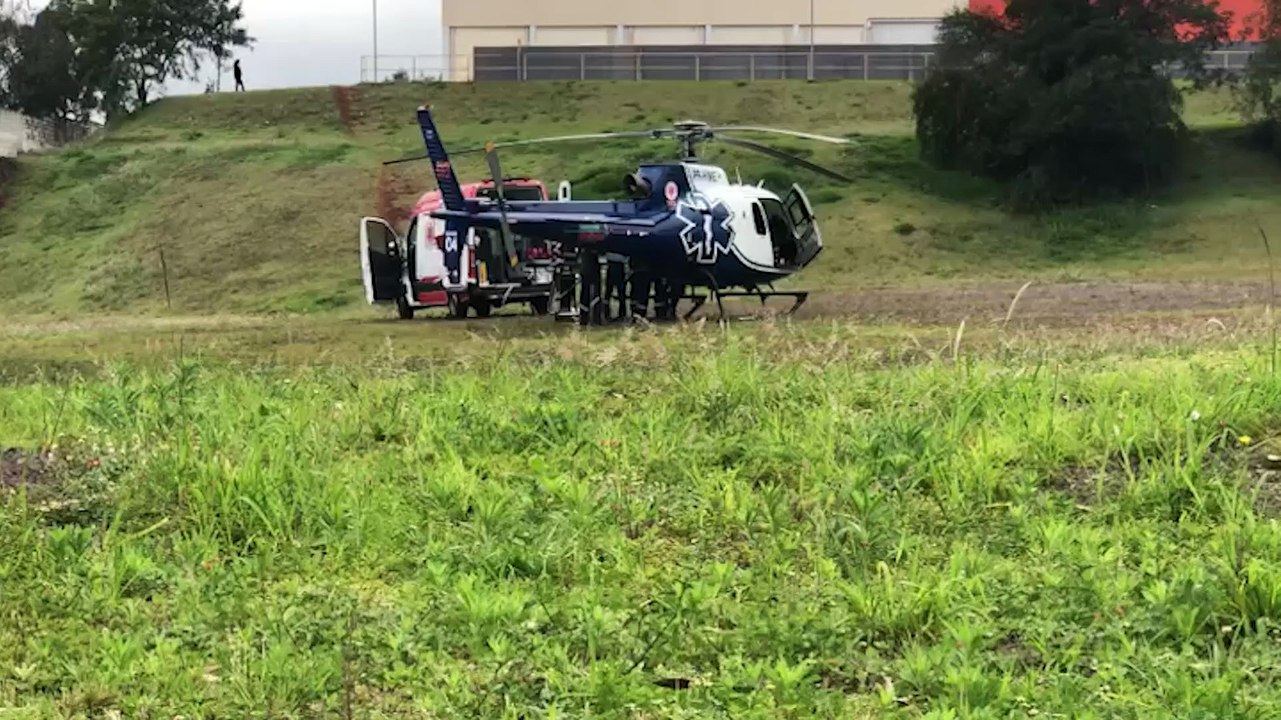 Homem sofre infarto agudo do miocárdio e é socorrido de helicóptero pelo Samu
