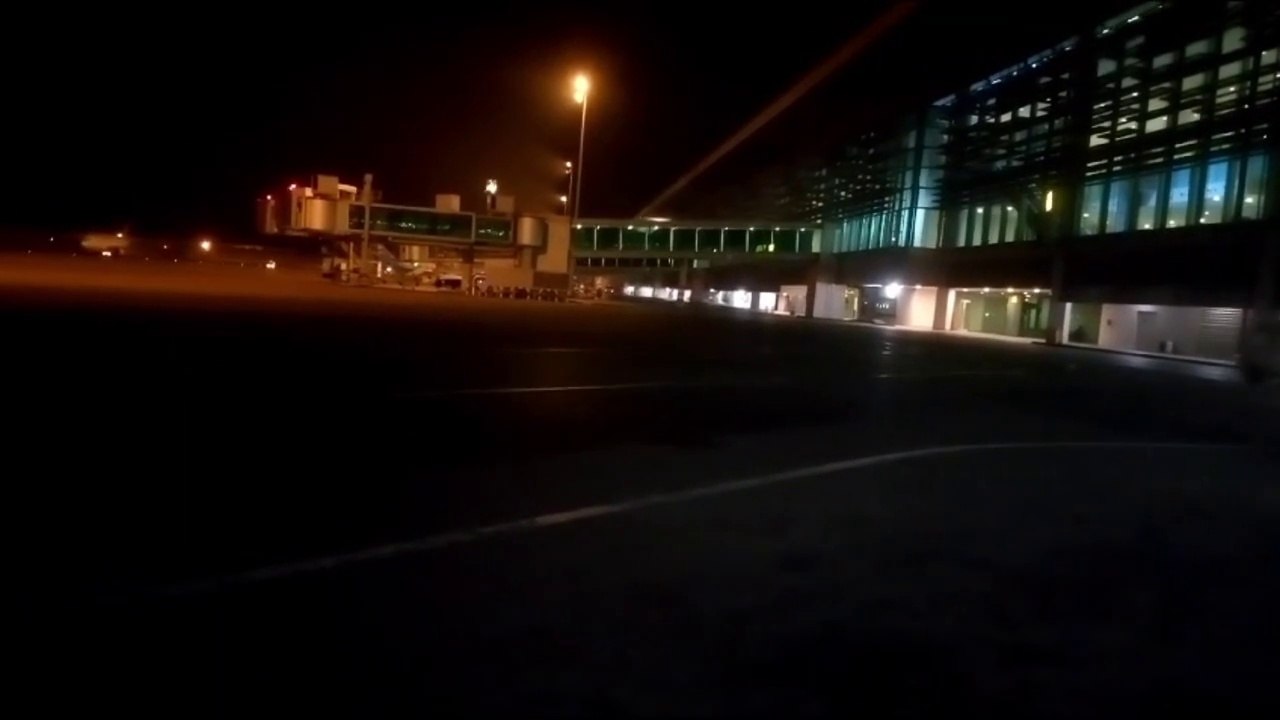 New Islamabad airport night morning views
