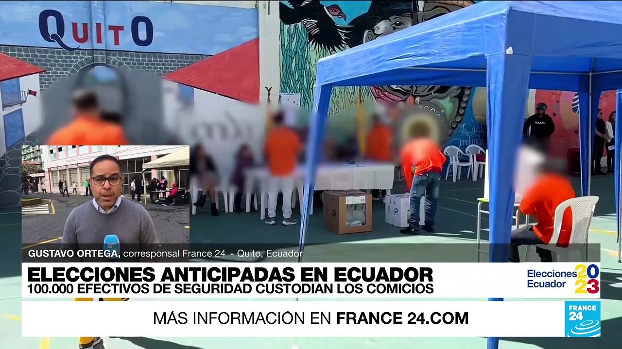 Informe desde Quito: avanza la jornada electoral de Ecuador con fuertes medidas de seguridad
