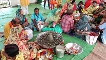 Mass Rudrabhishek held in Banganga temple, rituals continued till late evening