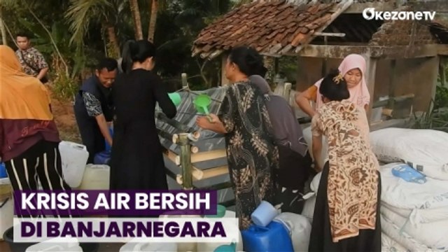 Krisis Air Bersih, Warga Banjarnegara Naik Turun Bukit Demi Dapatkan Air