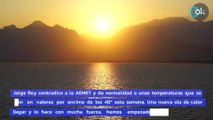 Jorge Rey contradice a la AEMET y da normalidad a las temperaturas de 45 grados previstas para esta semana