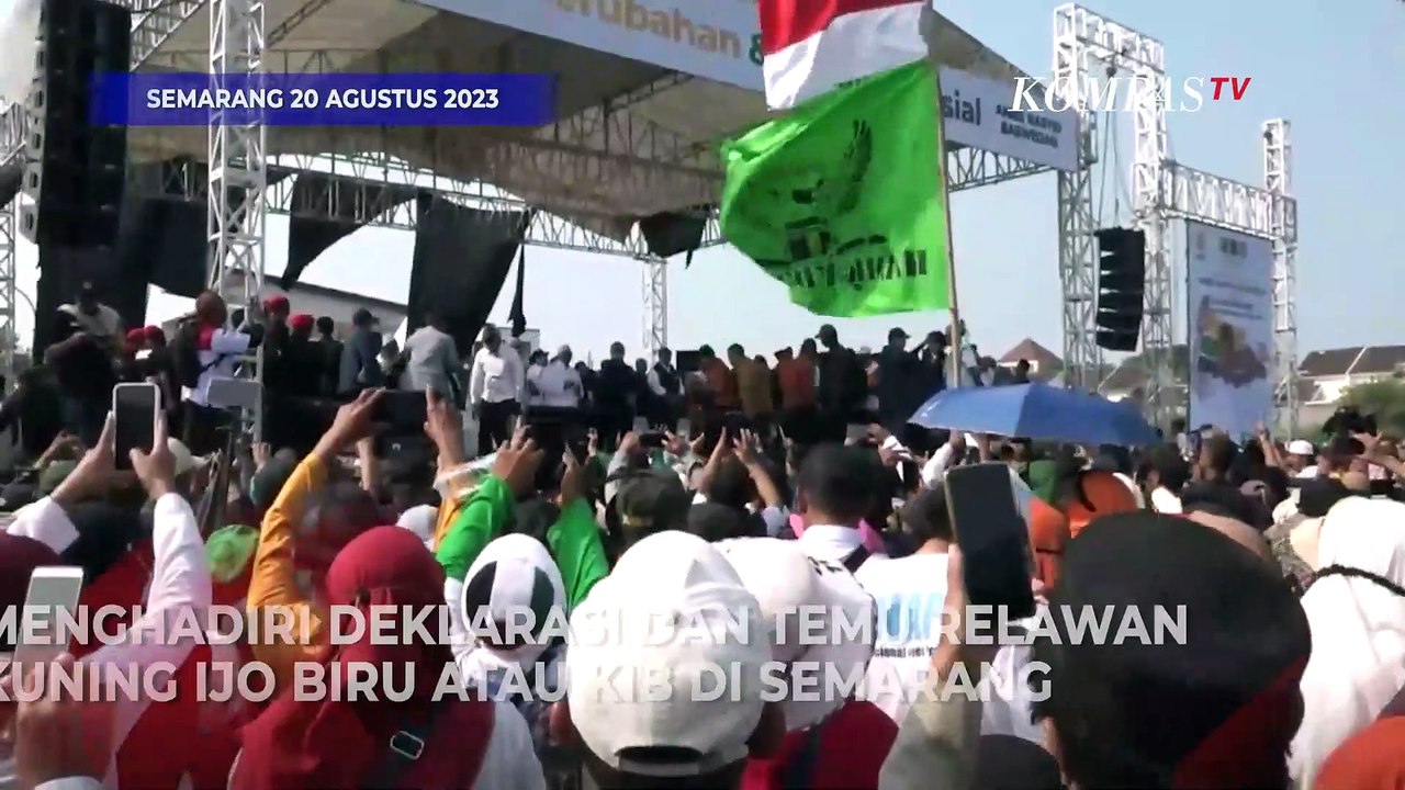 Anies Lempar Sejumlah Pertanyaan ke Relawan Kuning Ijo Biru di Semarang