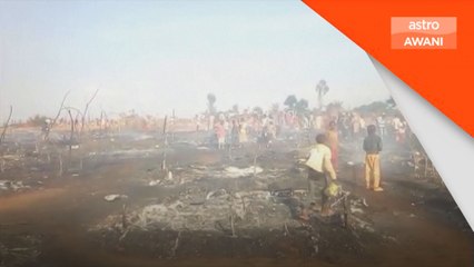 Tujuh kanak-kanak maut penempatan mangsa banjir terbakar