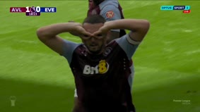 Villa bounce back to batter Everton