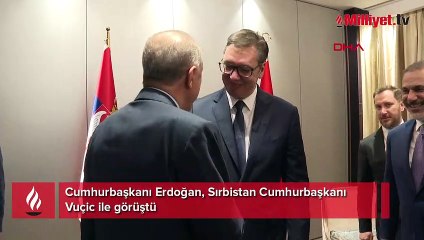 Tải video: Cumhurbaşkanı Erdoğan, Sırbistan Cumhurbaşkanı Vuçic ile görüştü