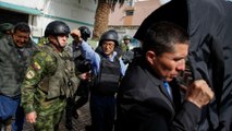Christian Zurita, candidato que tomó el lugar de Fernando Villavicencio, ejerció su derecho al voto fuertemente custodiado en Ecuador