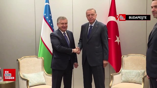 Cumhurbaşkanı Erdoğan, Özbekistan Cumhurbaşkanı ile görüştü