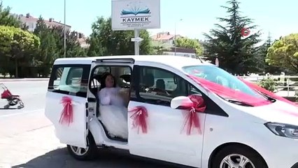 Down sendromlu Büşra'nın gelinlik hayali gerçek oldu