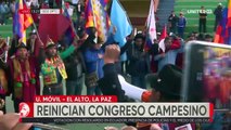 Csutcb dividida: Tras un violento enfrentamiento y gasificación, congreso de campesinos termina con dos directivas