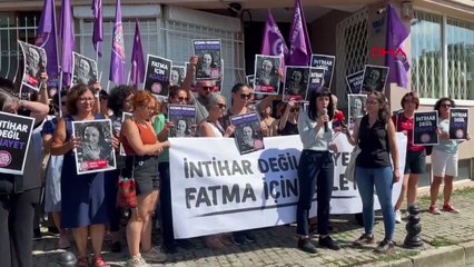 Kadınlar, Fatma Duygu Özkan’ın hayatını kaybettiği yerde adalet aradı: Gözümüz pencerelerde