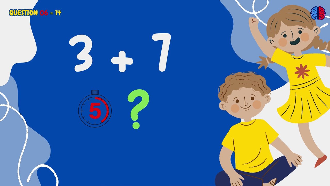 20 MATH QUESTION FFOR KIDS