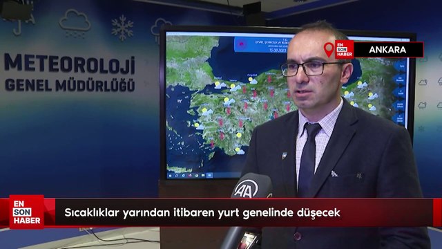 Meteoroloji açıkladı: Sıcaklıklar yarından itibaren yurt genelinde düşecek