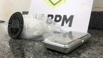 Serviço de Inteligência da PM apreende 230 gramas de cocaína