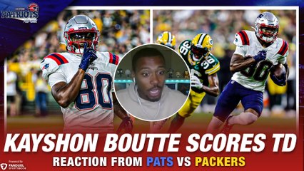 Patriots WR Kayson Boutte Scores FIRST TD, Should He Make Roster OVER Tyquan?