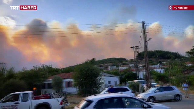 Yunanistan Dedeağaç'ta yangın: Acil durum ilan edildi
