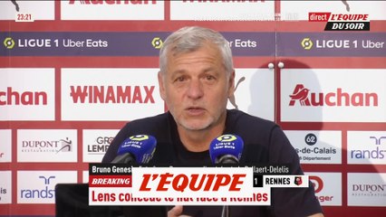 Genesio : « On s'en sort bien » - Foot - L1 - Rennes