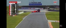 GT World America 2023 Road America Race 2 Kurtz Kiebler Big Crash