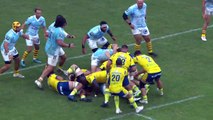 TOP 14 - Essai de Lucas DESSAIGNE (ASM) - ASM Clermont - USA Perpignan - Saison 2023-2024