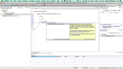 Descargar video: PROGRAMMING IN JAVA using Eclipse - Tutorial 4 | If Else Statement