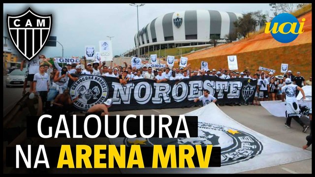 Atlético: Galoucura faz festa na inauguração da Arena MRV