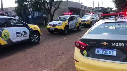 Descargar video: Após disparo de arma de fogo, diversas equipes da PM são mobilizadas ao Bairro Esmeralda