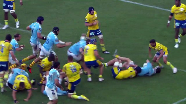 TOP 14 - Essai de Tom ECOCHARD (USAP) - ASM Clermont - USA Perpignan - Saison 2023-2024