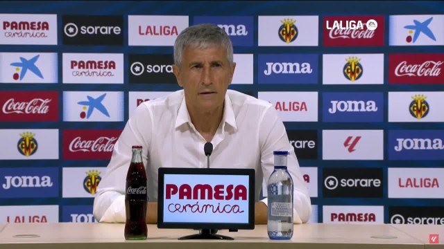 Rueda de prensa Quique Setién
