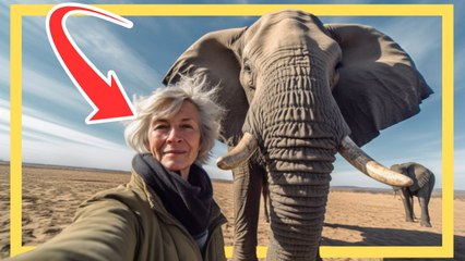 WILDE Olifant HERKENT zijn menselijke redder van JAREN GELEDEN