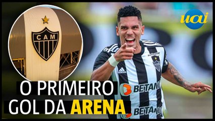 Arena MRV: Paulinho marca primeiro gol da nova casa do Galo