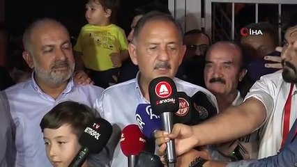 Bakan Özhaseki: Eldeki kadro ile yapılabilecek ne varsa en iyisini yaptılar