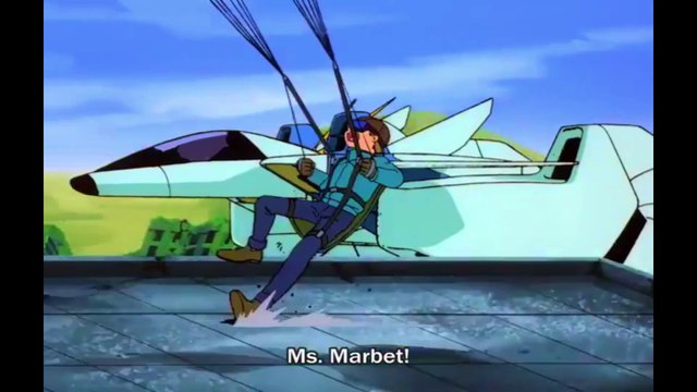 Mobile Suit Victory Gundam - Uso parachutes to Marbet