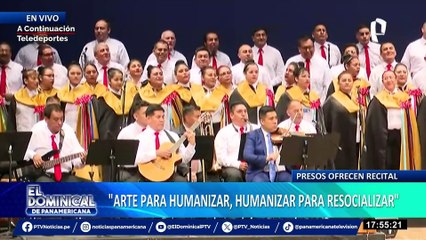 INPE: Presos ofrecen recital “Arte para humanizar, humanizar para resocializar”
