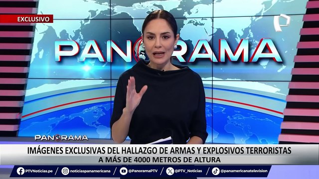 ¡Exclusivo! Imágenes inéditas del hallazgo de armas y explosivos terroristas a más de 4000 metros de altura
