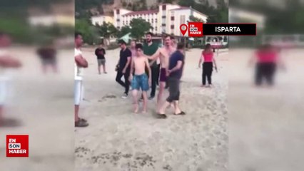 Isparta'da oğlunun boğulduğunu düşünen baba karşısında görünce sevinç gözyaşları döktü