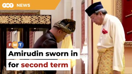 Download Video: Amirudin reappointed Selangor MB