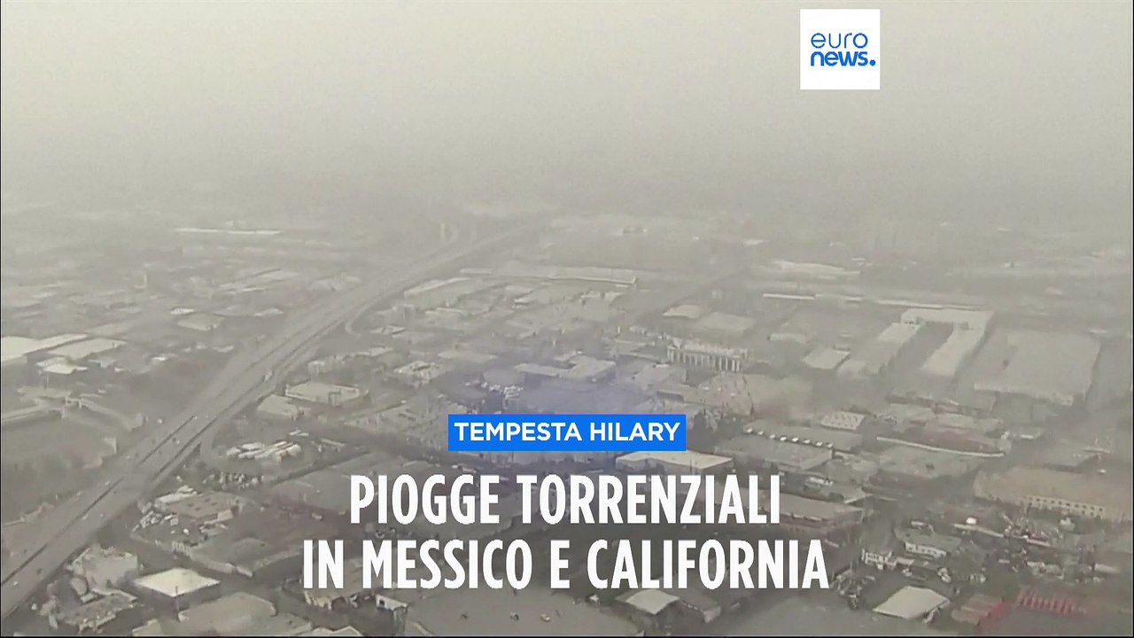 La tempesta Hilary si abbatte su Messico e Stati Uniti