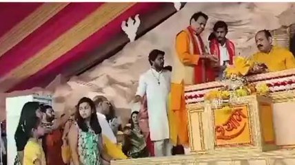 राजगढ़ नगर में शिव महापुराण कथा में उमड़ा जनसैलाब, लाखो भक्त हुए शामिल